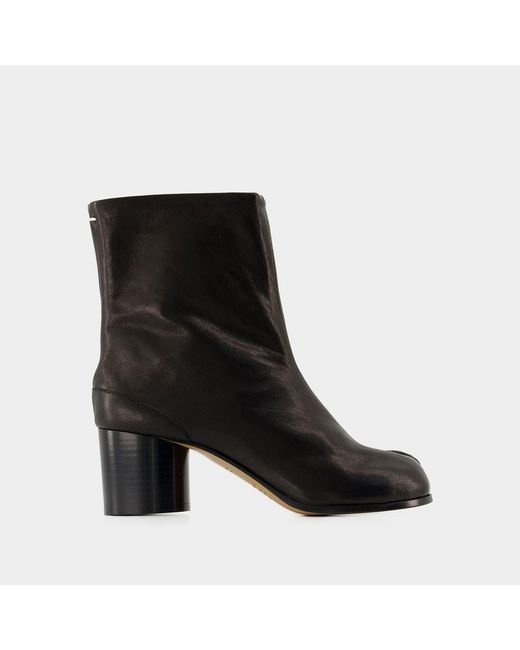 Maison Margiela Tabi H60 Ankle Boots in Black | Lyst