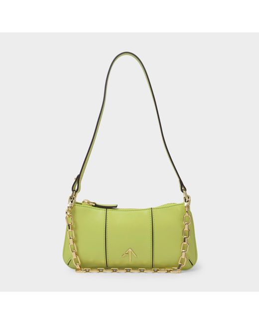 MANU Atelier Mini Pita Bag In Green Leather - Lyst