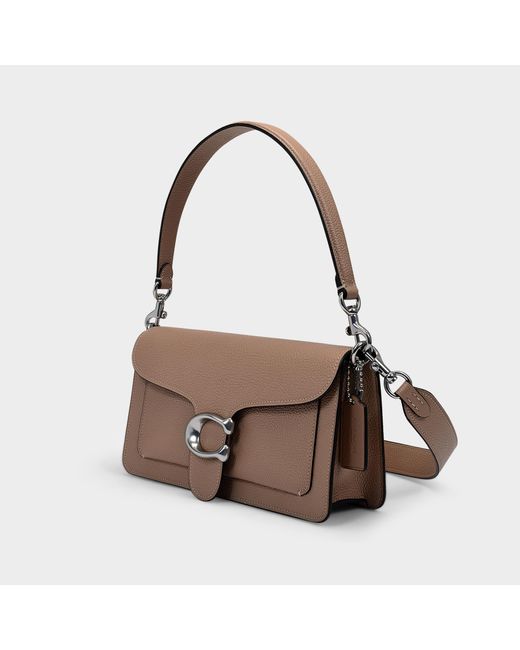 COACH Tabby 26 Shoulder Bag In Taupe Leather in Brown (Natural) Lyst