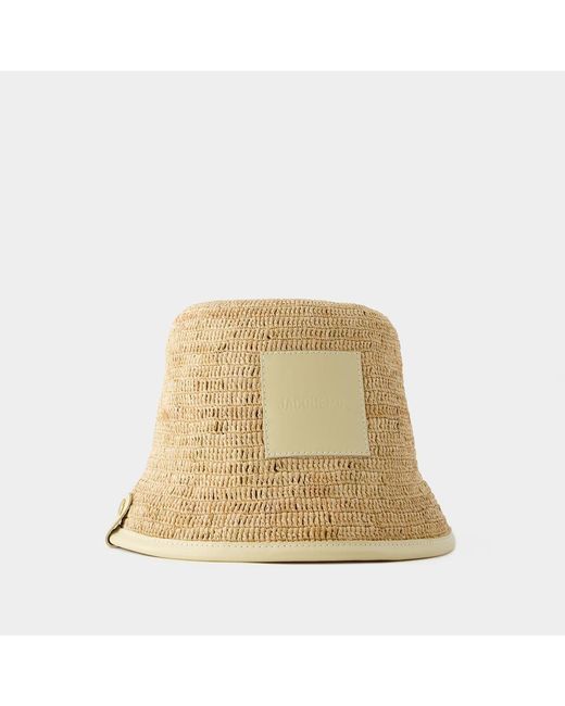 Jacquemus Natural Soli Bucket Hat