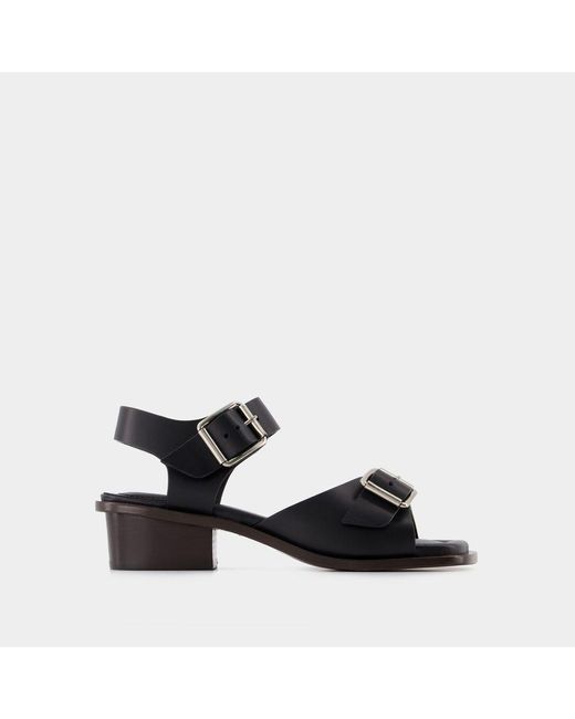 Lemaire Black Strat Sandals