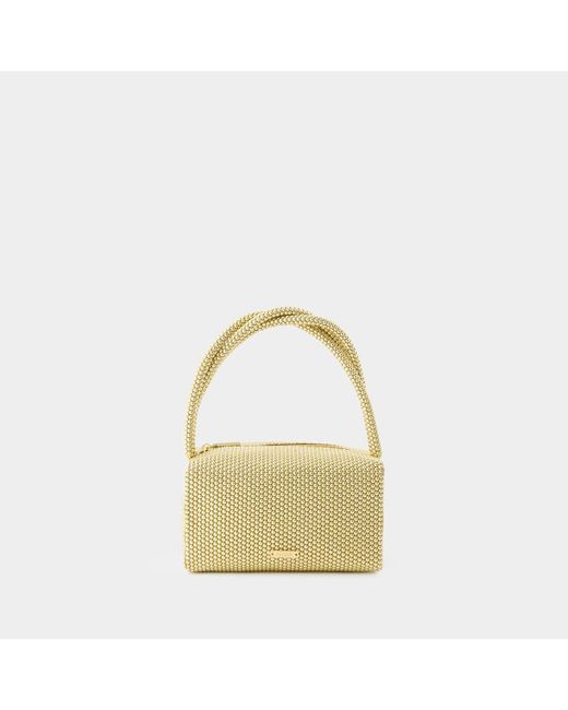 Cult Gaia Yellow Sienna Mini Top Handle Bag