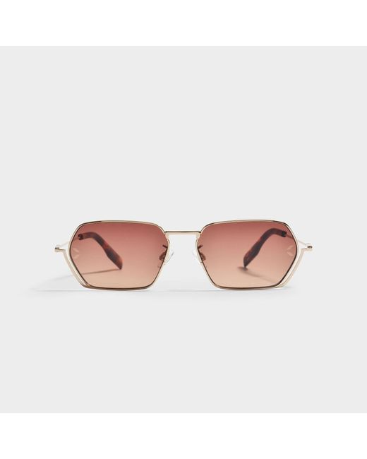 McQ Alexander McQueen Pink Sonnenbrille Aus Einspritzung Schwarz