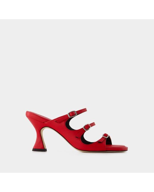 CAREL PARIS Red Kitty Sandals