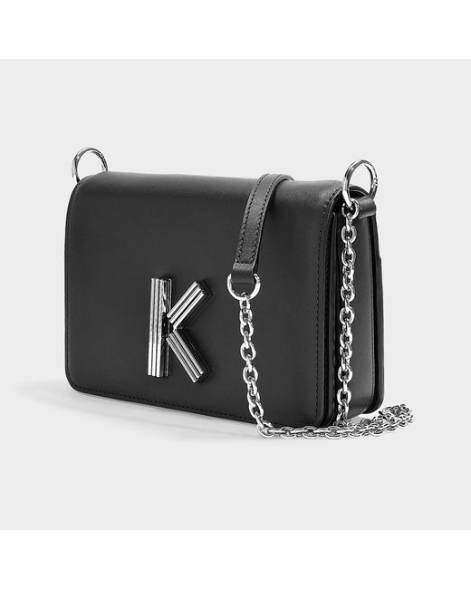 KENZO Chainy Crossbody K-bag In Black Calfskin | Lyst Canada