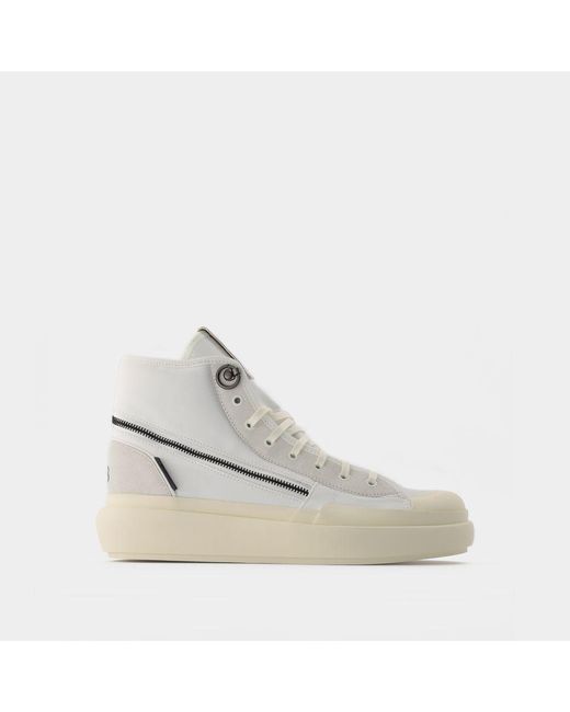 Y-3 Ajatu Court High White Sneakers for men