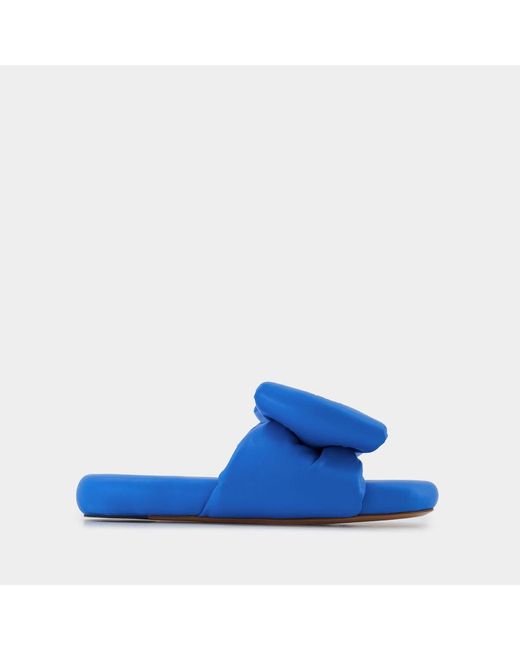 Off-White c/o Virgil Abloh Blue Bow Padded Slides