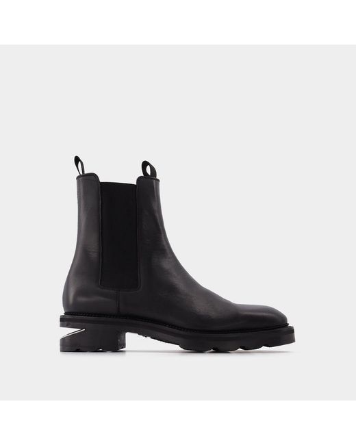 Alexander Wang Black Low-heeled Andie Cut-out Boots