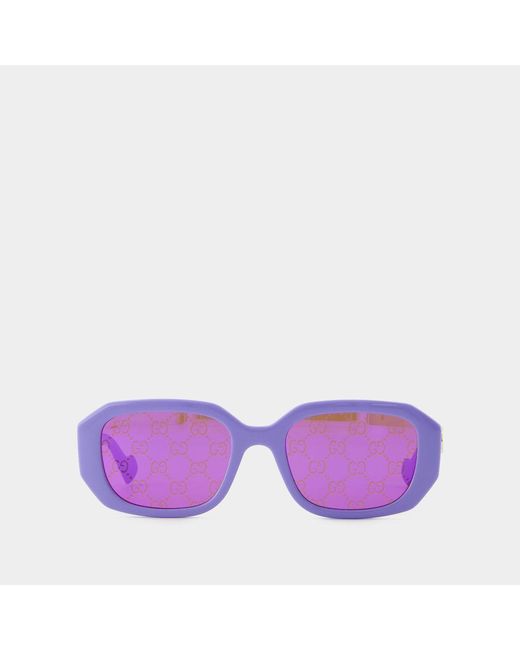 Gucci Purple Gg1535S Linea Gg Logo Sunglasses