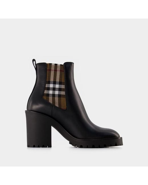 Burberry Black Lf New Allostock 70 Ankle Boots