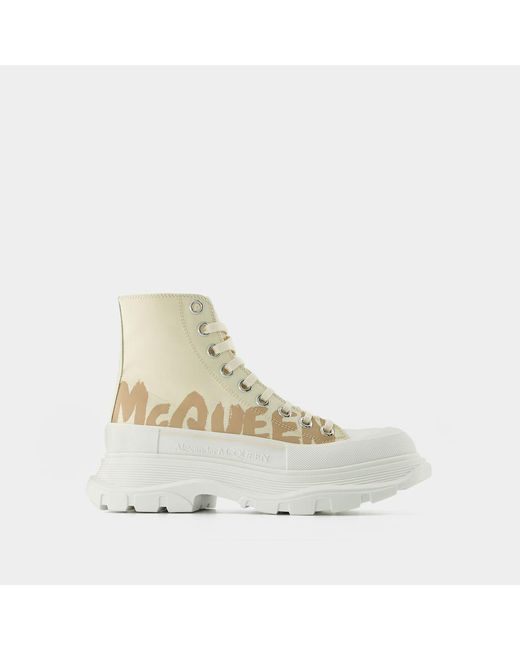 Alexander McQueen Natural Tread Slick Sneakers