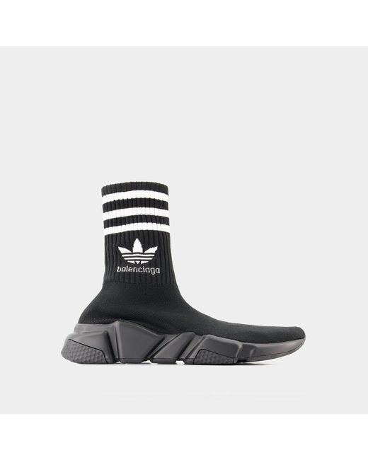 Balenciaga Black Speed Lt Adidas Sneakers