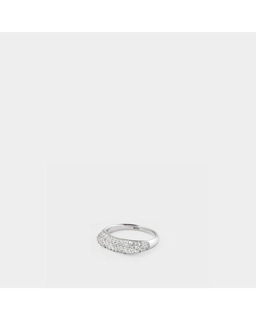 Tom Wood White Knut Rock Crystal Ring