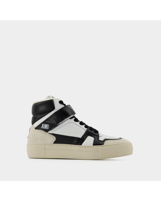AMI Brown High-top Adc Sneakers for men