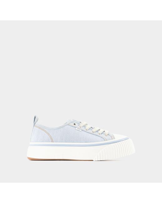 Ami Paris Low Top Ami 1980 Snk Sneakers - - Blue Javel - Canva in White ...