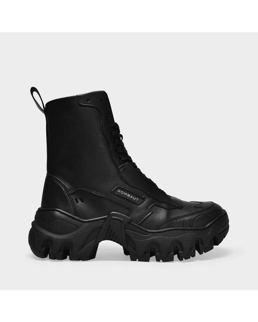 Rombaut Leather Stiefeletten Boccaccio Ii Boot Aus Schwarzem Veganem Leder  in Black - Save 30% | Lyst