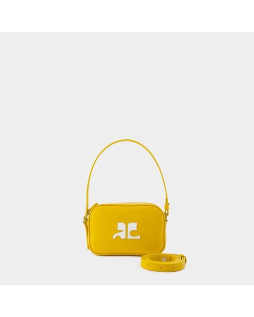 Courreges Yellow Slim Camera Bag
