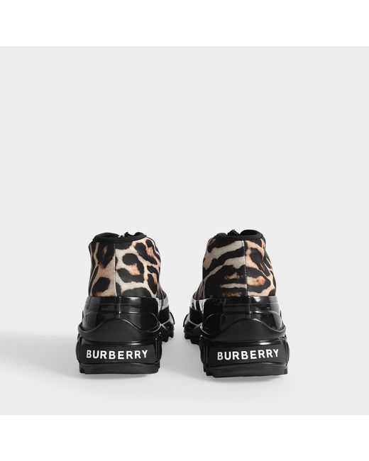 burberry leopard print sneakers