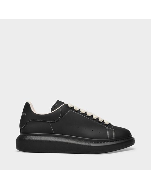 Alexander McQueen Sneakers Oversized En Cuir Blanc Et Noir in Black for ...