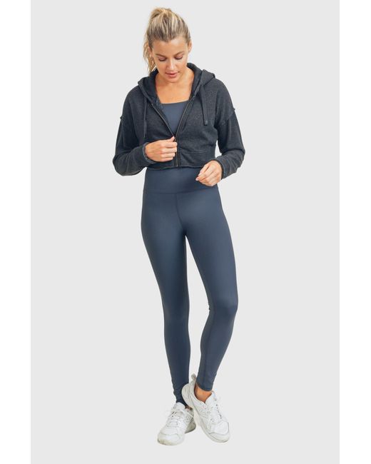 High-rise Austin Ribbed Leggings 