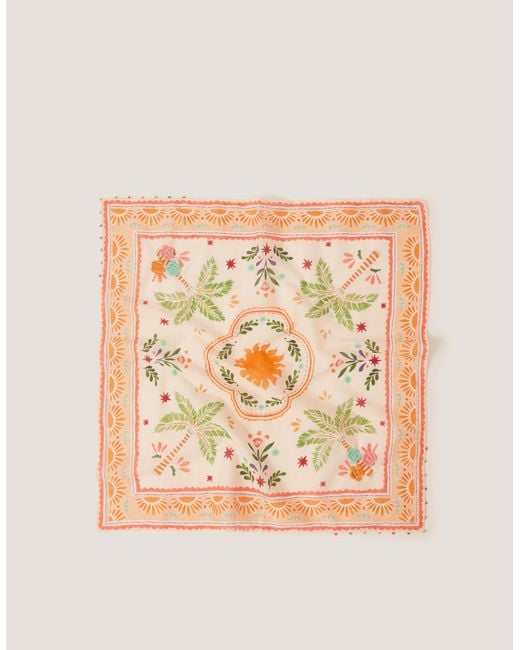 Monsoon Pink X Charlie Taylor Palm Square Scarf