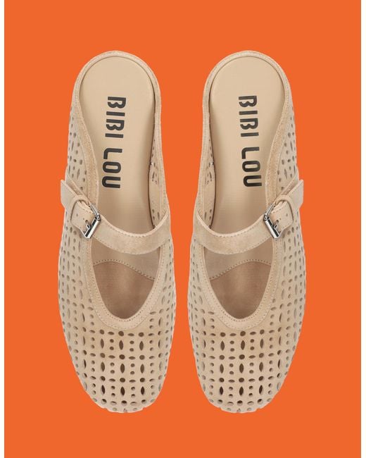 Monsoon Blue Bibi Lou Maia Suede Mule Flats White