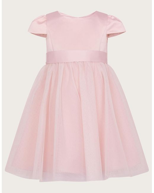 Monsoon Baby Tulle Bridesmaid Dress Pink