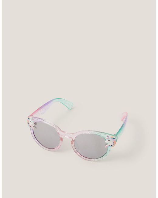 Monsoon Natural Unicorn Ombré Round Sunglasses