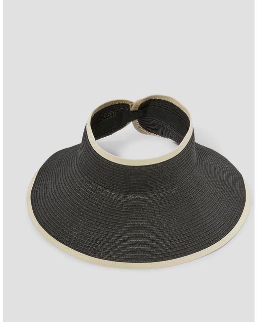 Monsoon Black Peri Packable Visor Sun Hat