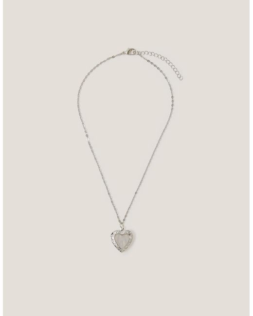 Monsoon Natural Heart Locket Necklace