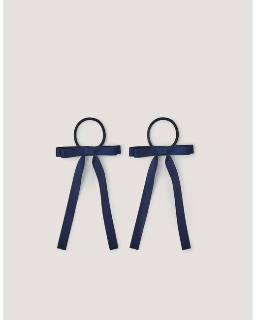 Monsoon Blue 2-pack Ribbon Bow School Hair Bands