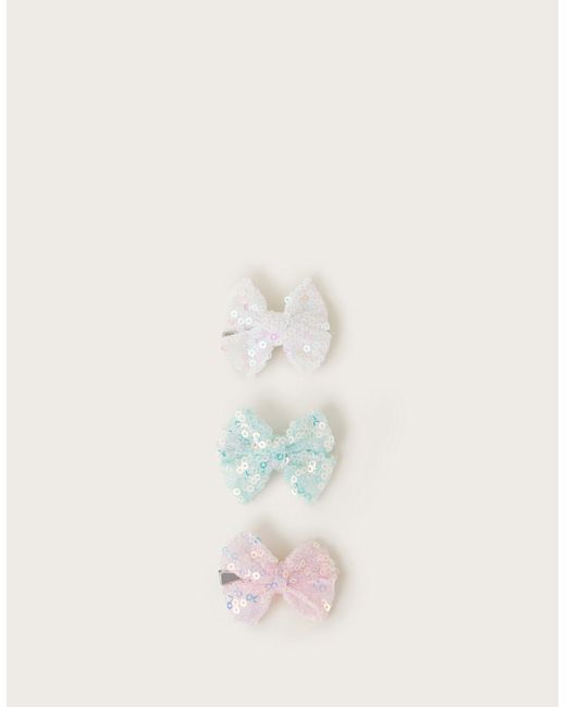 Monsoon Multicolor 3-pack Sequin Hair Bows