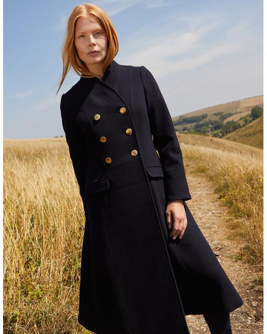 Monsoon Rosaline Long Military Coat In 