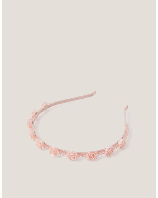 Monsoon Natural Rose Beaded Headband