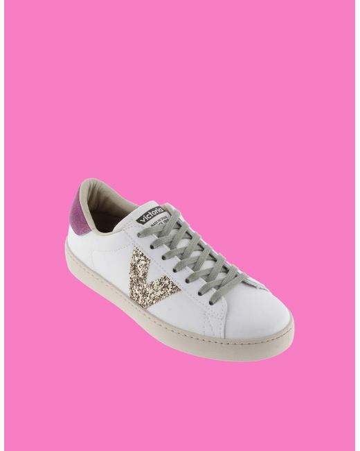 Monsoon Pink Victoria Berlin Glitter Trainers Gold