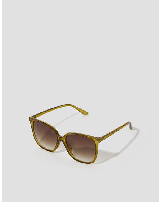 Monsoon Metallic Tinted Square Sunglasses