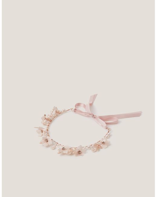Monsoon Natural Pearly Flower Crown