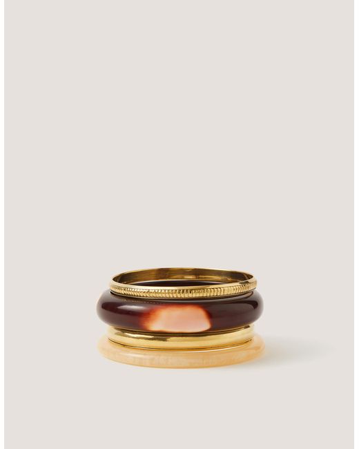 Monsoon Natural 4-pack Resin Bangles