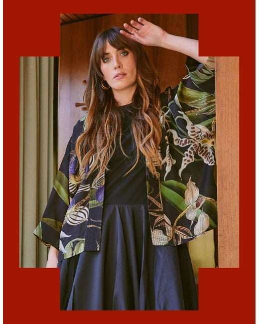 Monsoon One Hundred Stars Orchid Kimono Jacket