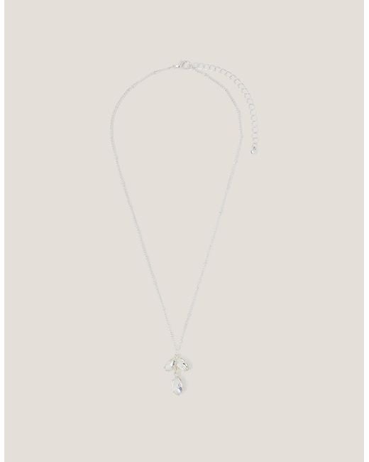 Monsoon Natural Teardrop Gemstone Pendant Necklace