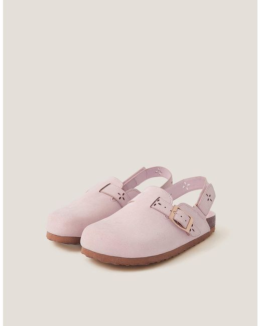 Monsoon Cutwork Mules Pink