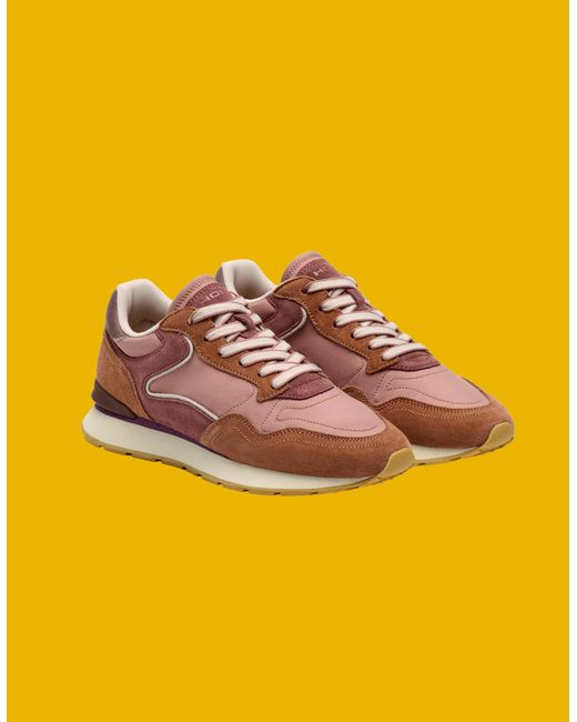 Monsoon Yellow Hoff City Suede Trainers Brown