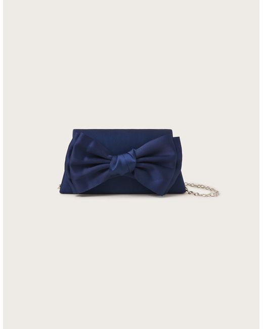 Monsoon Blue Bridesmaid Bow Bag
