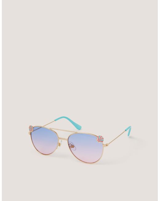 Monsoon Blue Mermaid Aviator Sunglasses