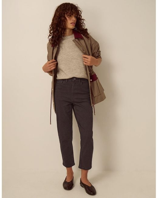 Monsoon Natural Julia Cropped Cigarette Jeans Black