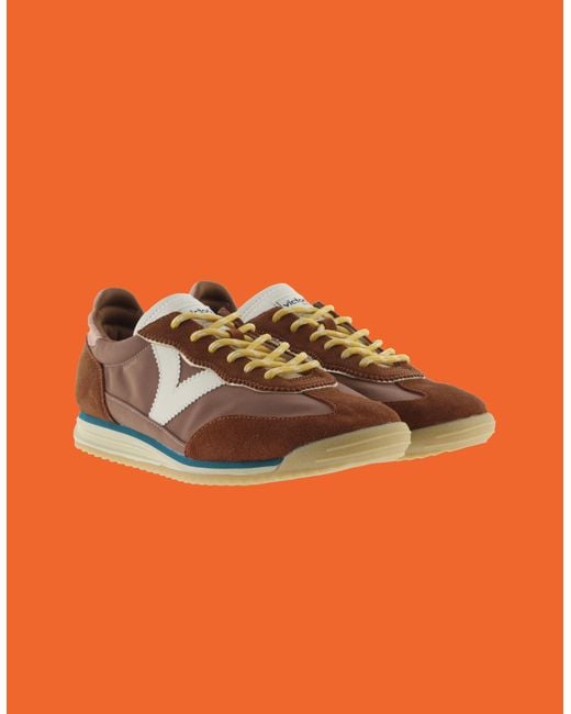 Monsoon Orange Victoria Saturno Trainers Brown