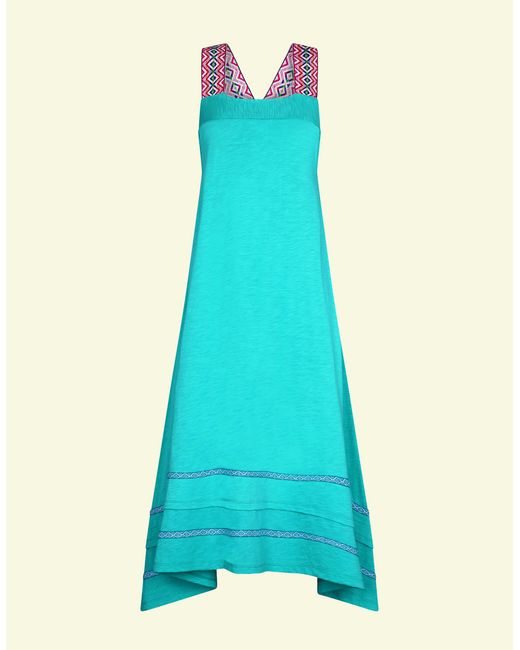 Monsoon Blue Pitusa St Tropez Maxi Beach Dress Teal