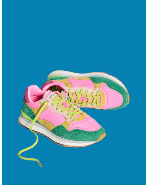 Monsoon Blue Hoff Santa Marta Trainers Pink