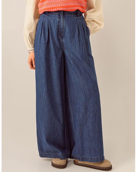 Monsoon East Reyna Denim Trouser Blue