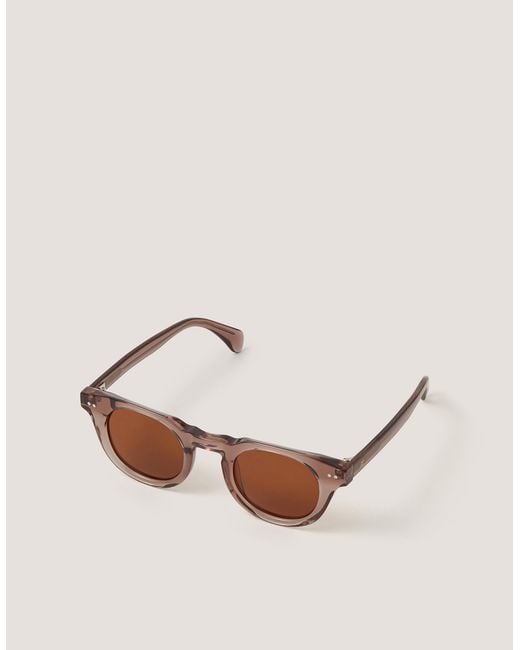 Monsoon Natural Acetate Preppy Sunglasses
